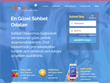 Tablet Screenshot of enguzelsohbet.com